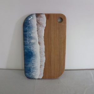 Medium rectangle ocean serving board
