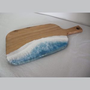 Organic medium paddle ocean serving board