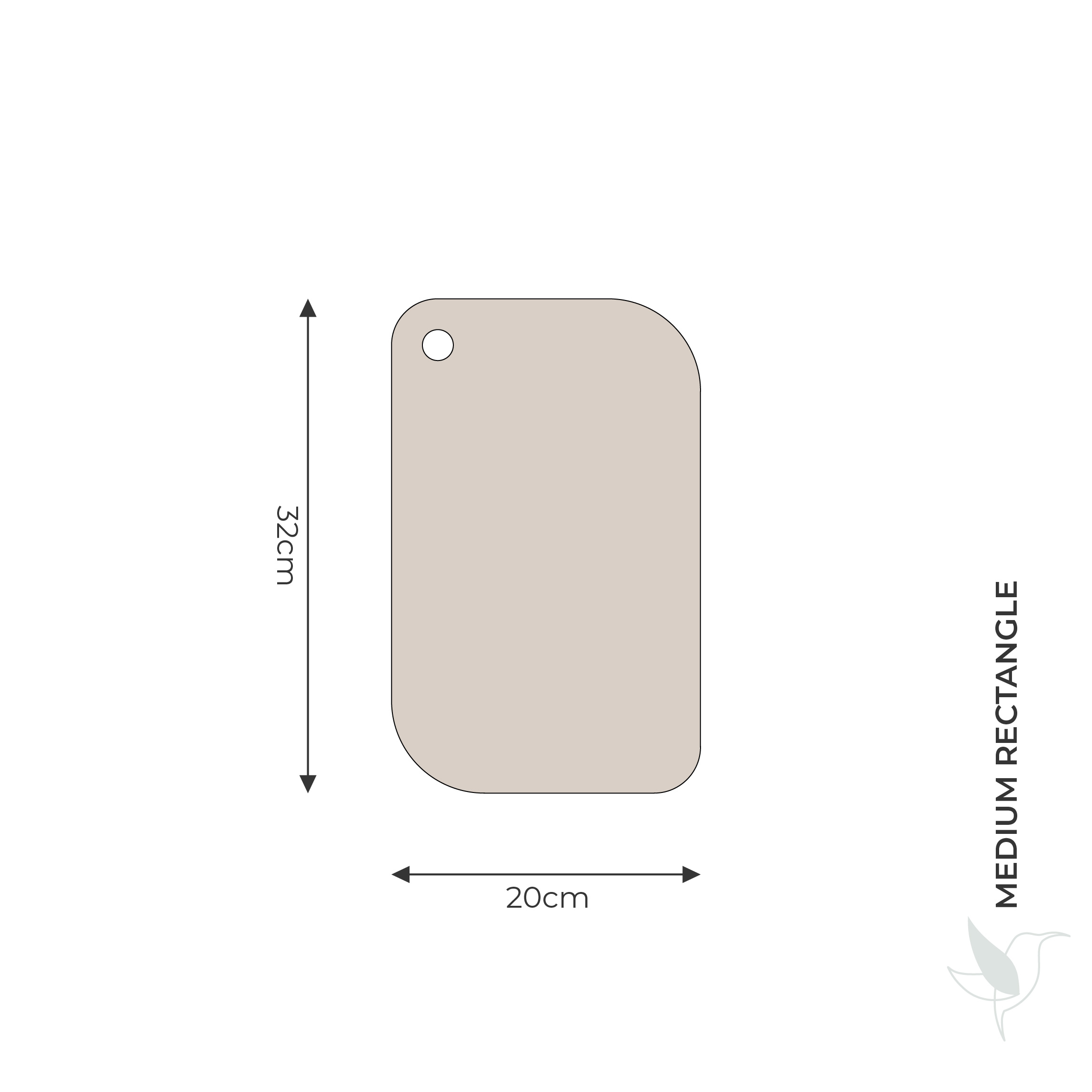 Medium rectangle specifications